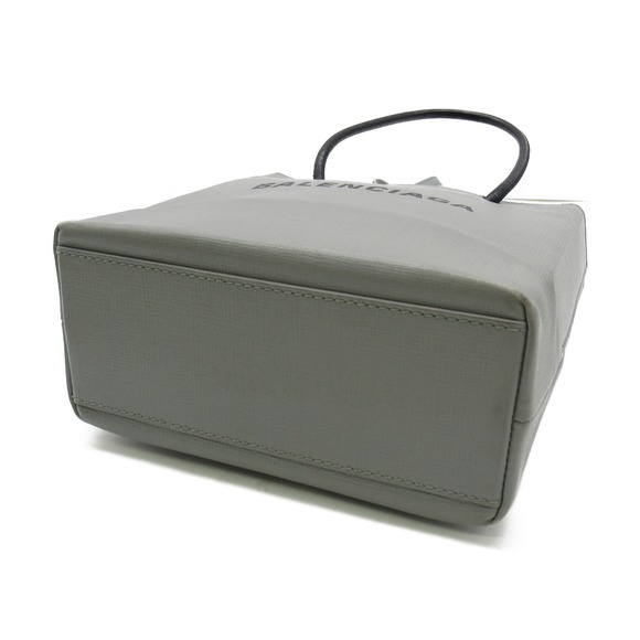 Balenciaga 2Way Shopping Tote XXS Calf Leather Gray - Picture 4 of 10